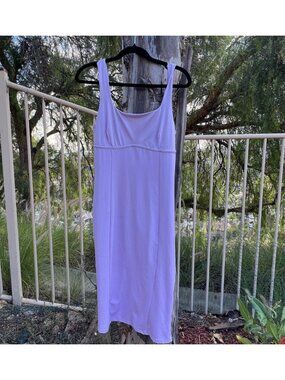 Gaze Large Lavender/Purple Double Lined Sleeveless Bodycon Dress